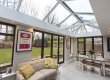Glass Roof with Internal Pelmet
